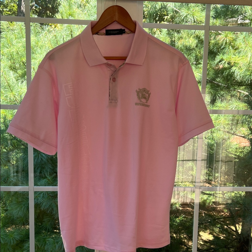 Burberry Light Pink Polo Shirt